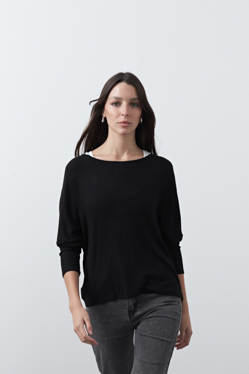 REMERA VALERIE - Negro 