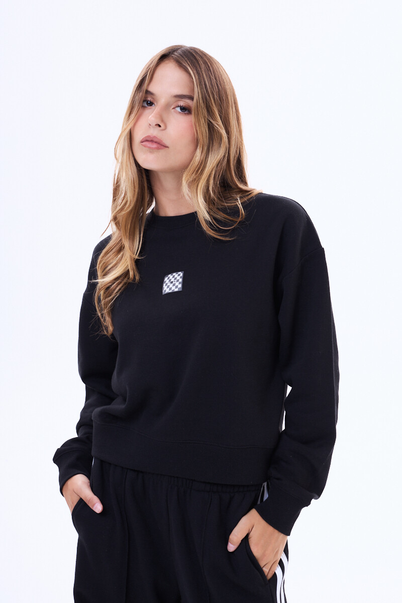 Buzo de felpa Bello Negro