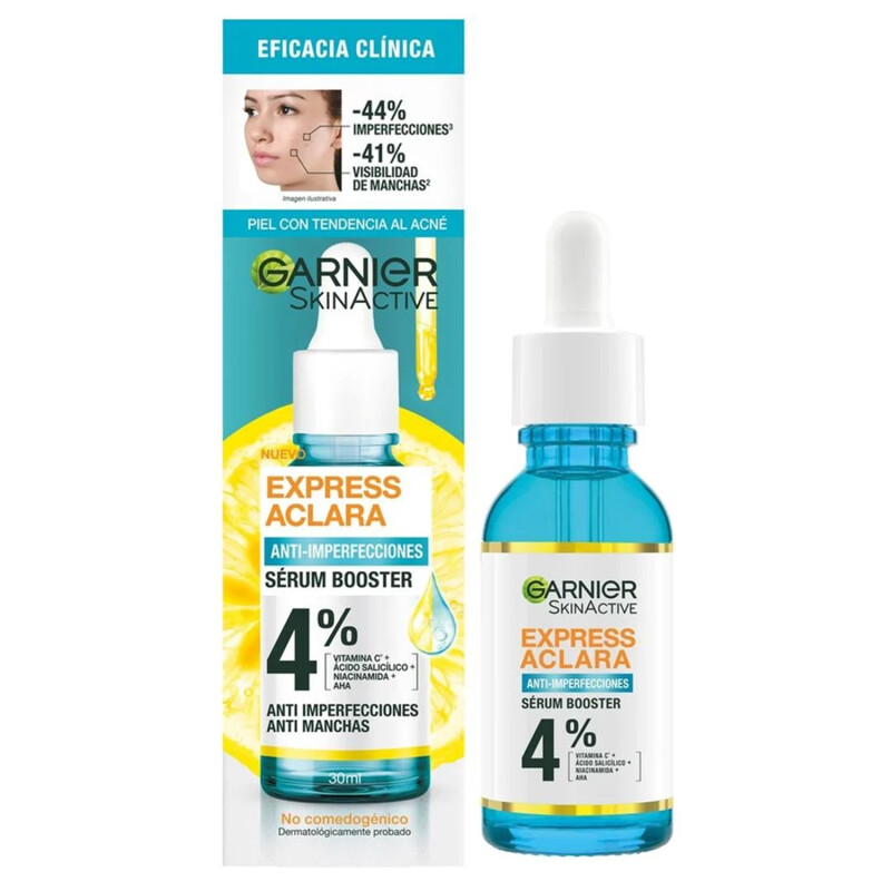 Serum Garnier Anti-Imperfecciones Express Aclara 30ml Serum Garnier Anti-Imperfecciones Express Aclara 30ml