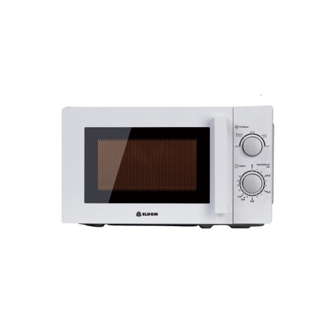 HORNO MICROONDAS ELDOM 20 Lts. PERILLERO BLANCO HORNO MICROONDAS ELDOM 20 Lts. PERILLERO BLANCO