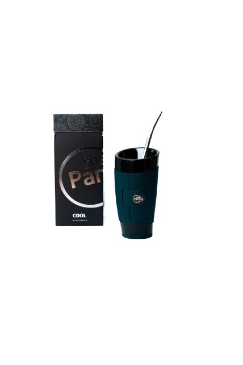 MATE PAMPA GUAMPA CON BOMBILLA AZUL
