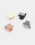 Broches Sets Set por 4 Set De Broches - Combinacion Multicolor