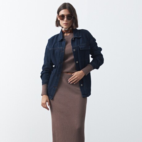 FALDA ROBINE Marrón oscuro