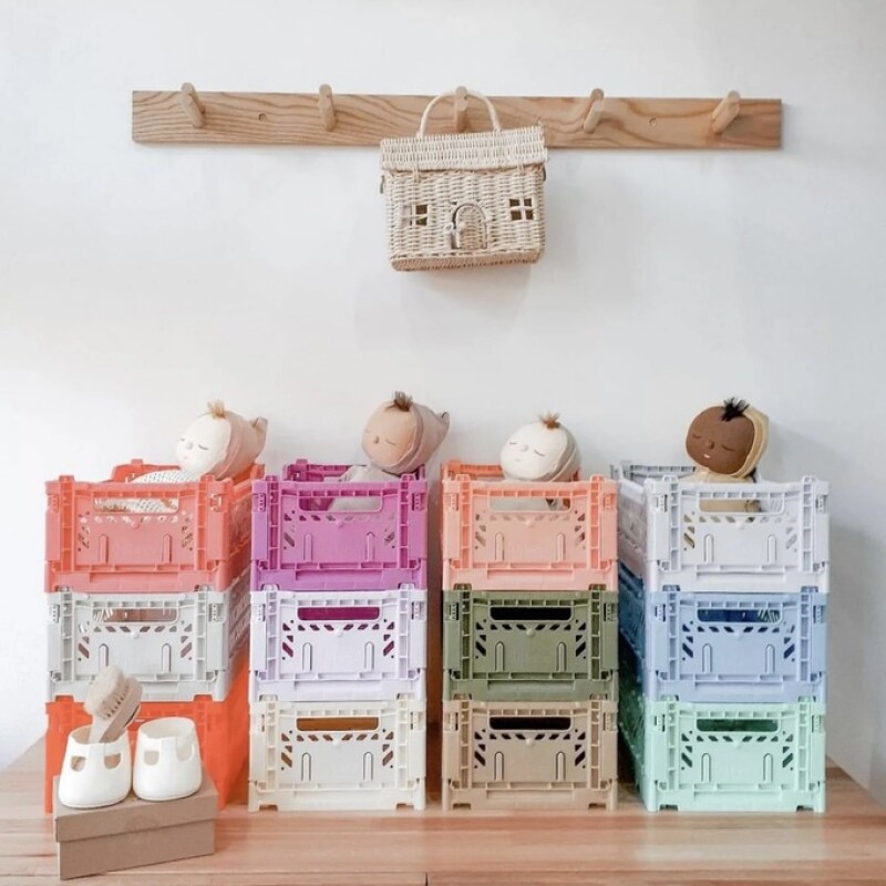 Caja organizadora plegable y apilable Chica Orchid