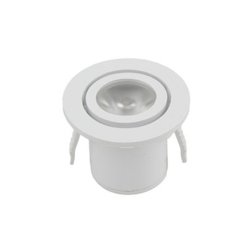 SPOT CABINET NANO LED REDONDO PC 1W 3.000K BIVOLT D38MM BLANCO SPOT CABINET NANO LED REDONDO PC 1W 3.000K BIVOLT D38MM BLANCO