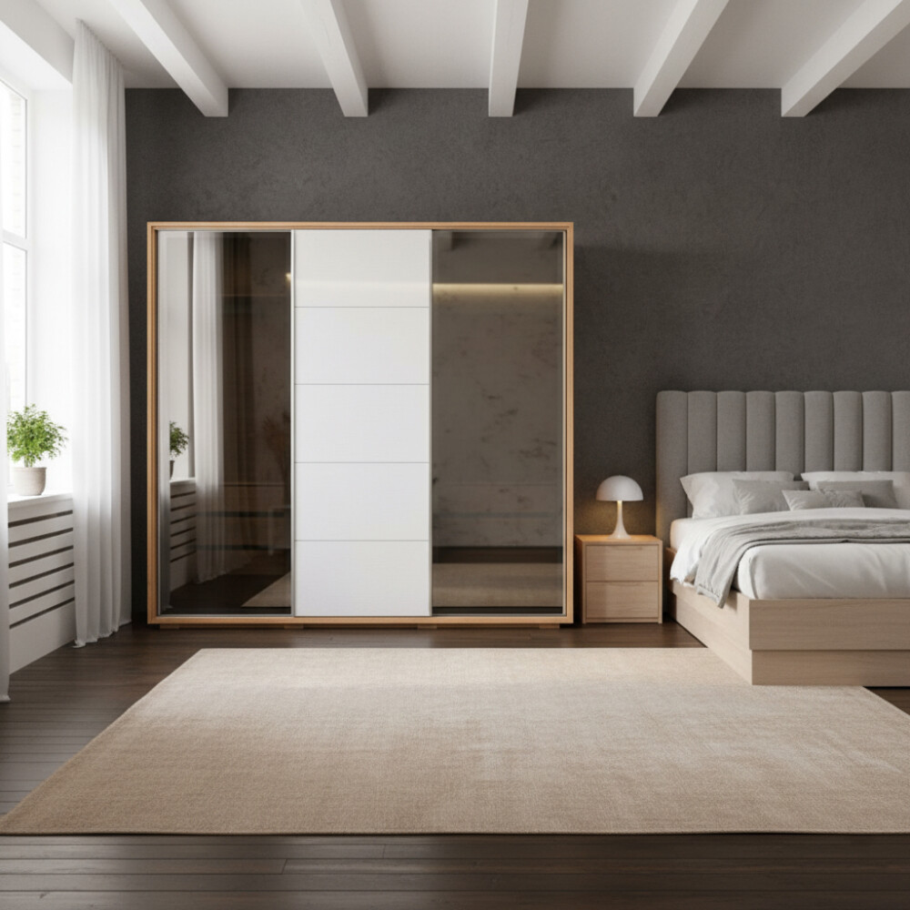 Ropero puertas corredizas Reflecta 2.7 - Concepto Beige