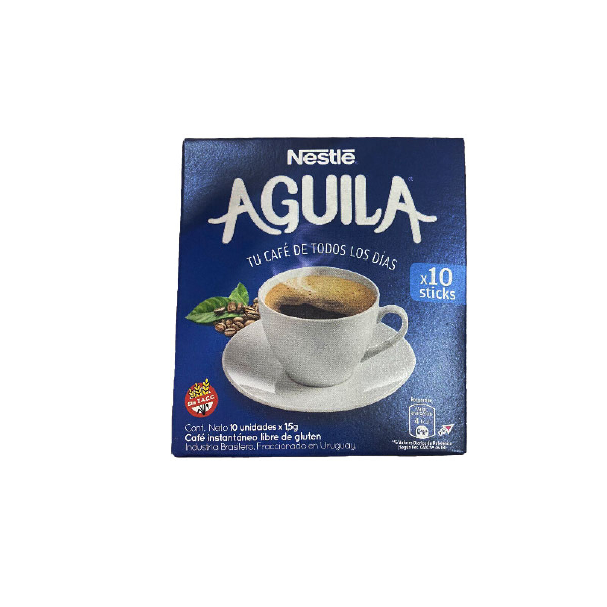Café AGUILA Stick 10 Unidades X 1.5Grs 