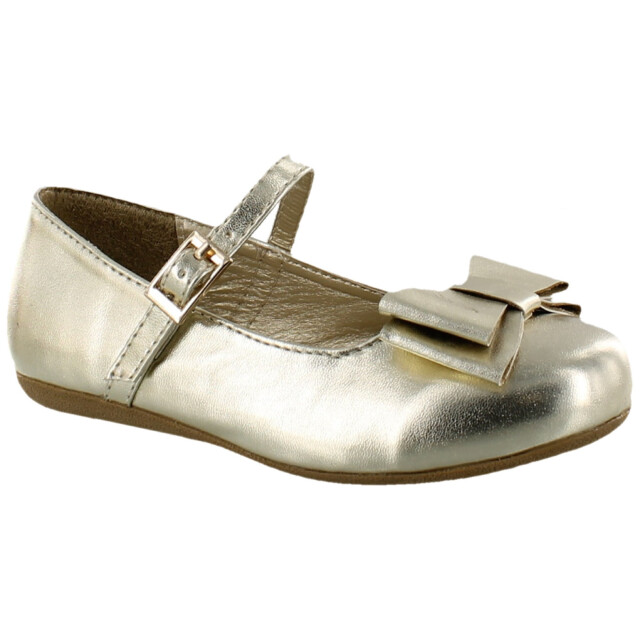 Balerinas Infantiles Croco Kids Zapato Dorado Claro