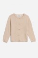 Cardigan con lurex BEIGE