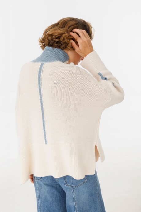 Sweater House Celeste/Crudo
