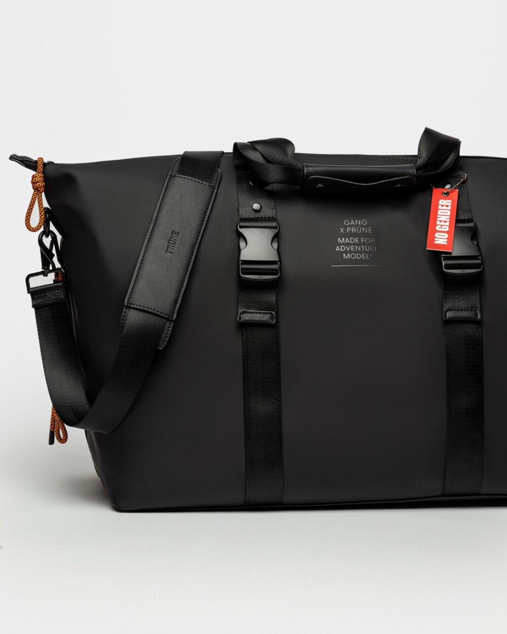 Bolso J Gang en rubber Unisex Negro