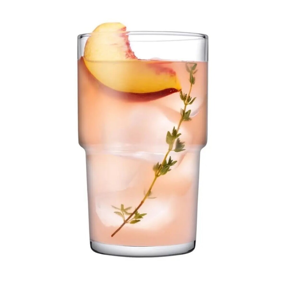 SET 6 VASOS TRAGO LARGO 440ML HILL V-BLOCK 