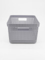 CESTA PLASTICA BLANCA BLANCO