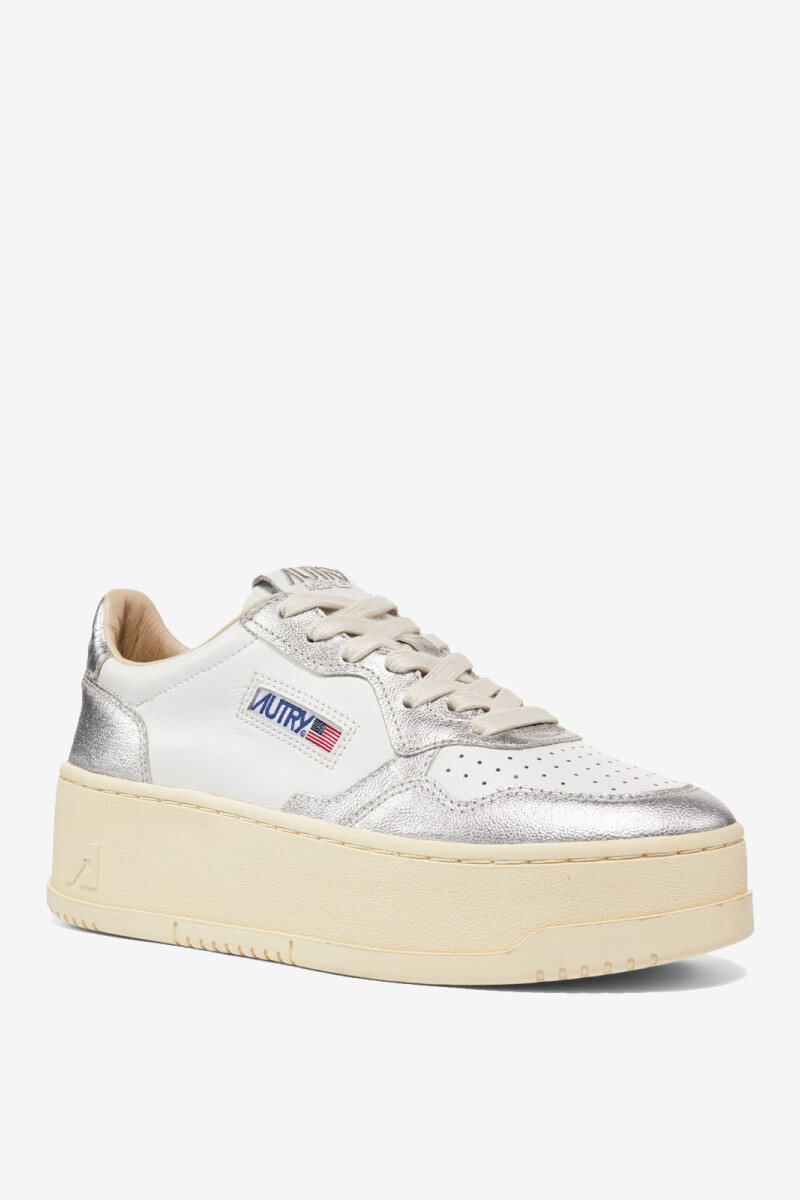 ZAPATILLA PLATFORM LOW Plata