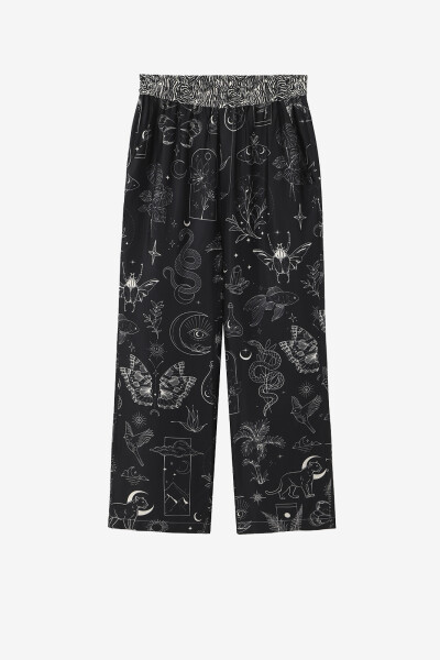 PANTALÓN RECTO Negro