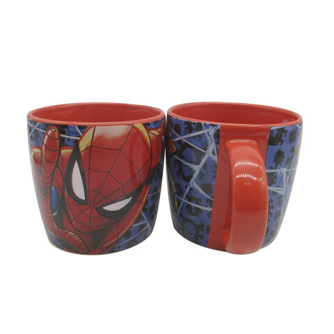 Taza Cerámica Infantil Spiderman 355 ml U