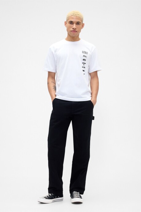 Remera Batman Hombre White V2 Global