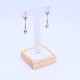 Caravanas oro 18k antiguas con brillantes y diamantes. Caravanas oro 18k antiguas con brillantes y diamantes.