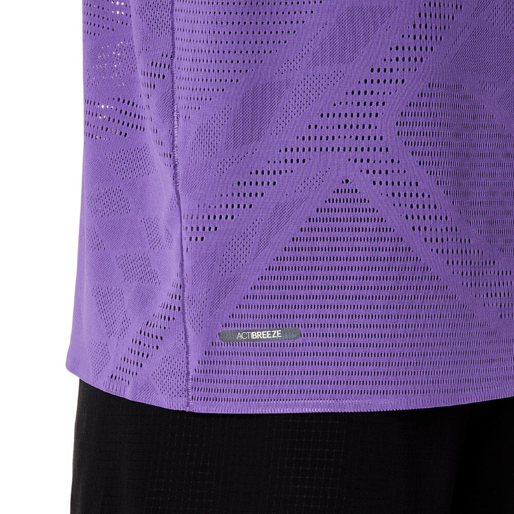 Polo Running Metarun Ss Top Hombre Edo Purple