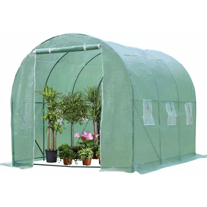 Invernadero Portátil De 3x2 Ecodrop Fácil Armado Filtro Uv Verde