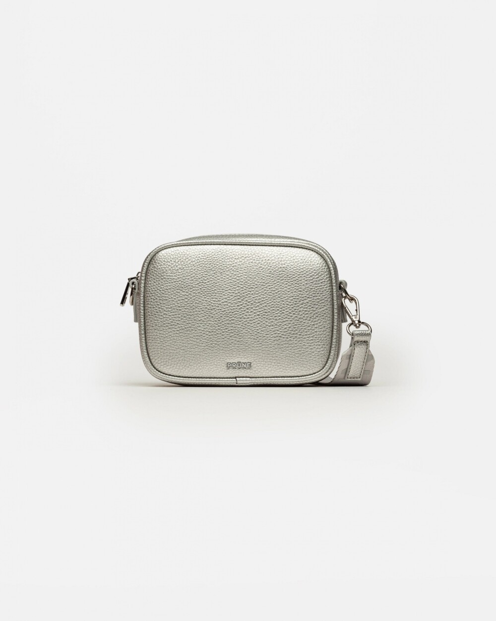 Mini Bag Adisa En Efecto Cuero Plata