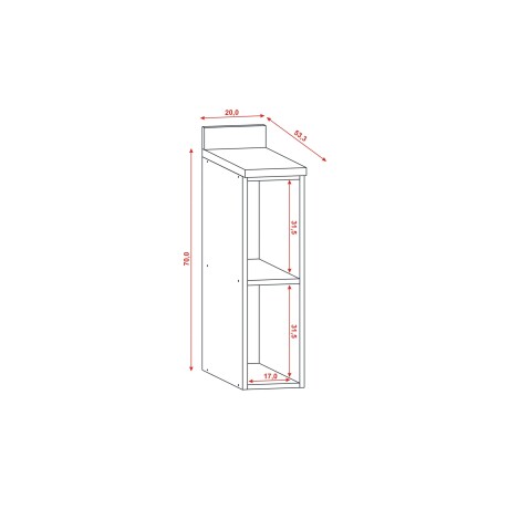 Modulo Nicho Inferior Para Cocina GAMAS DE BEIGE