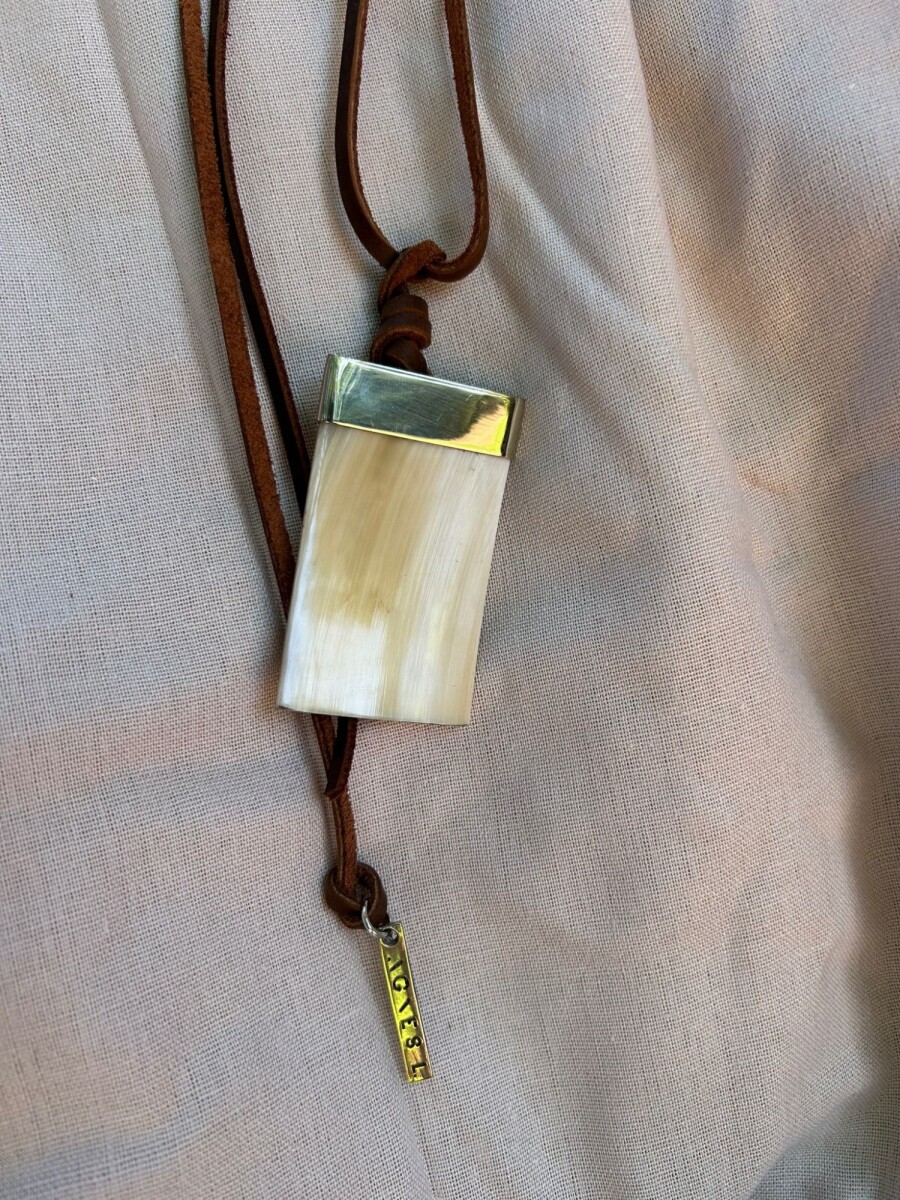 Mini Necklaces - Guampa Engarce Plateado 