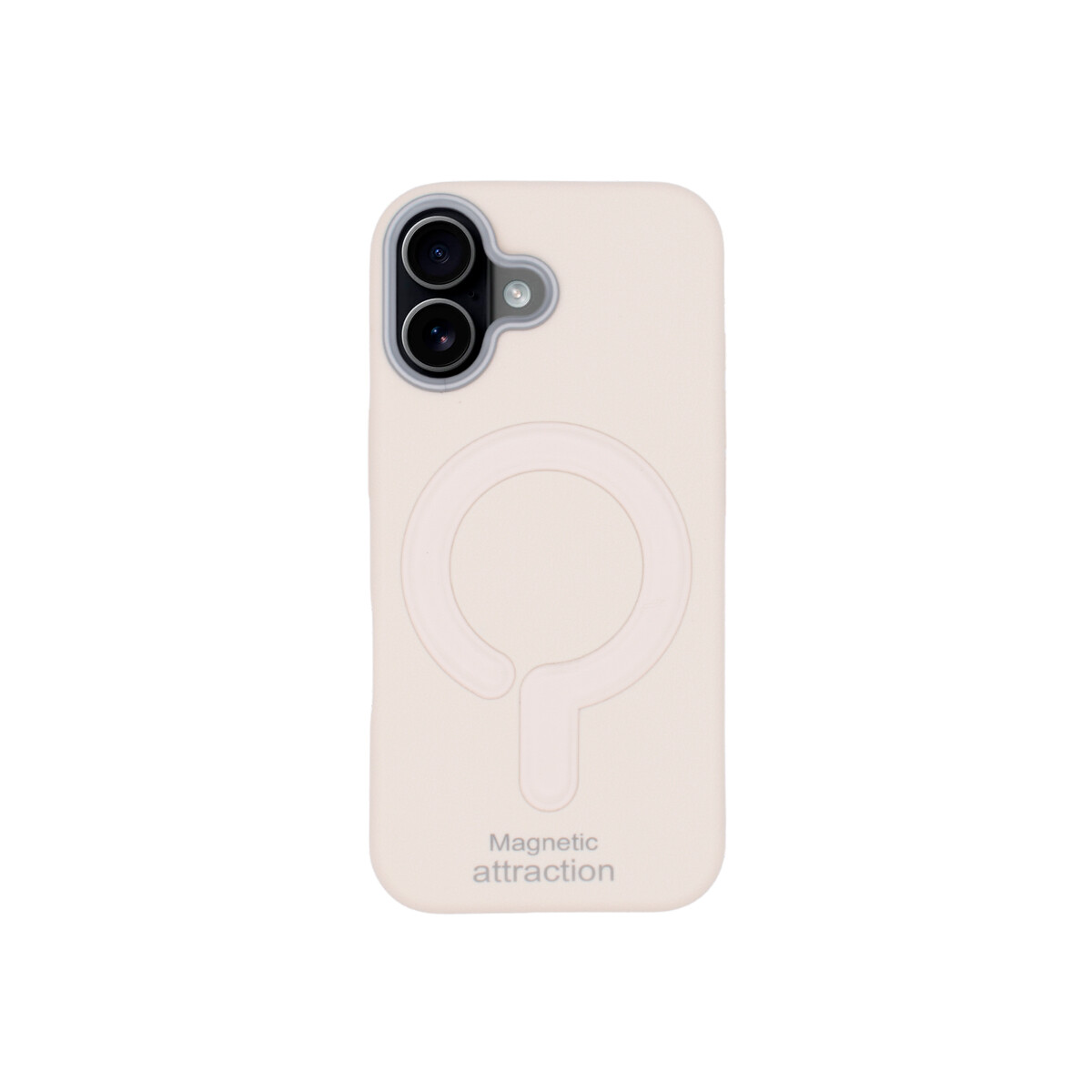 Protector para iPhone 17 texturada color blanco 