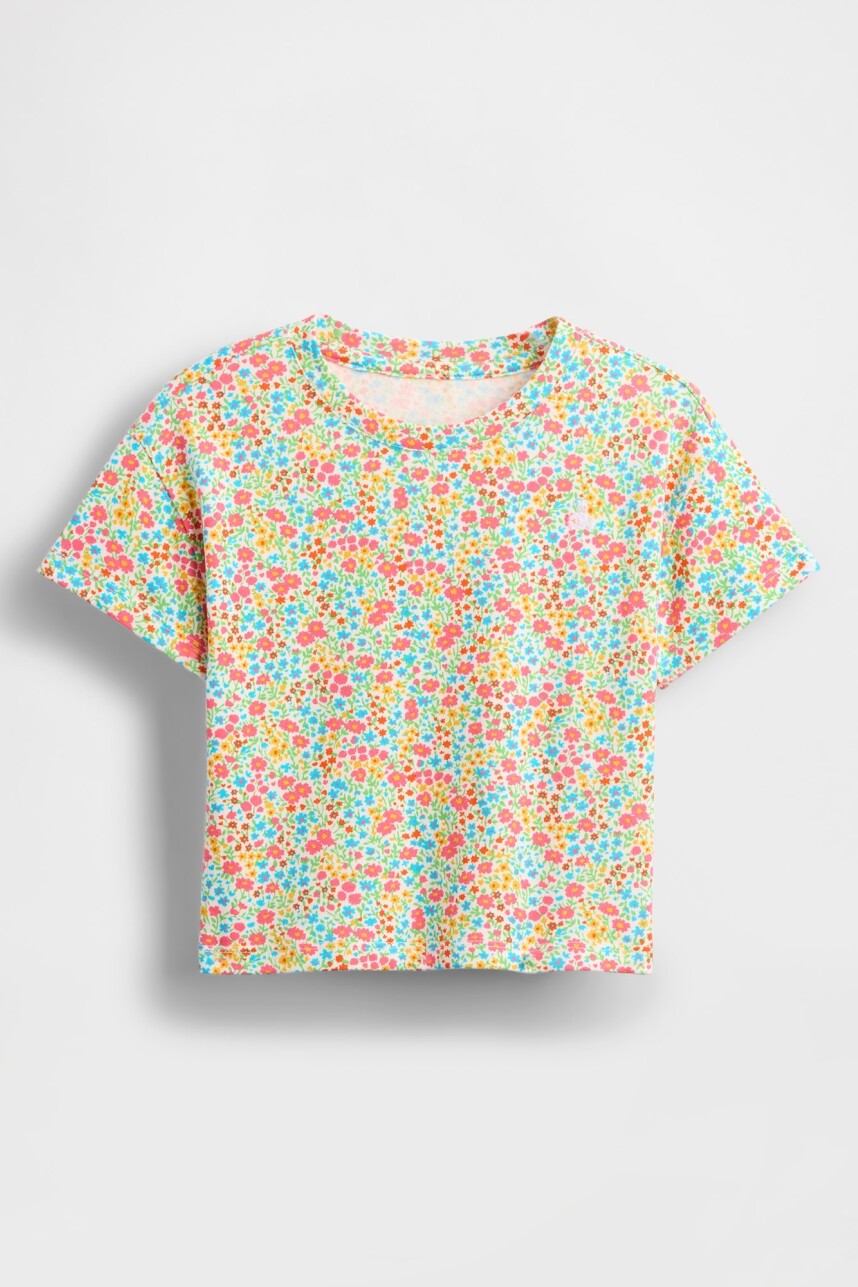 Remera Gràfico Manga Corta Toddler Niña Ditsy Floral