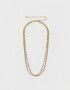 Collares Cortos Con strass Collar Corto Doble Con Strass - Dorado