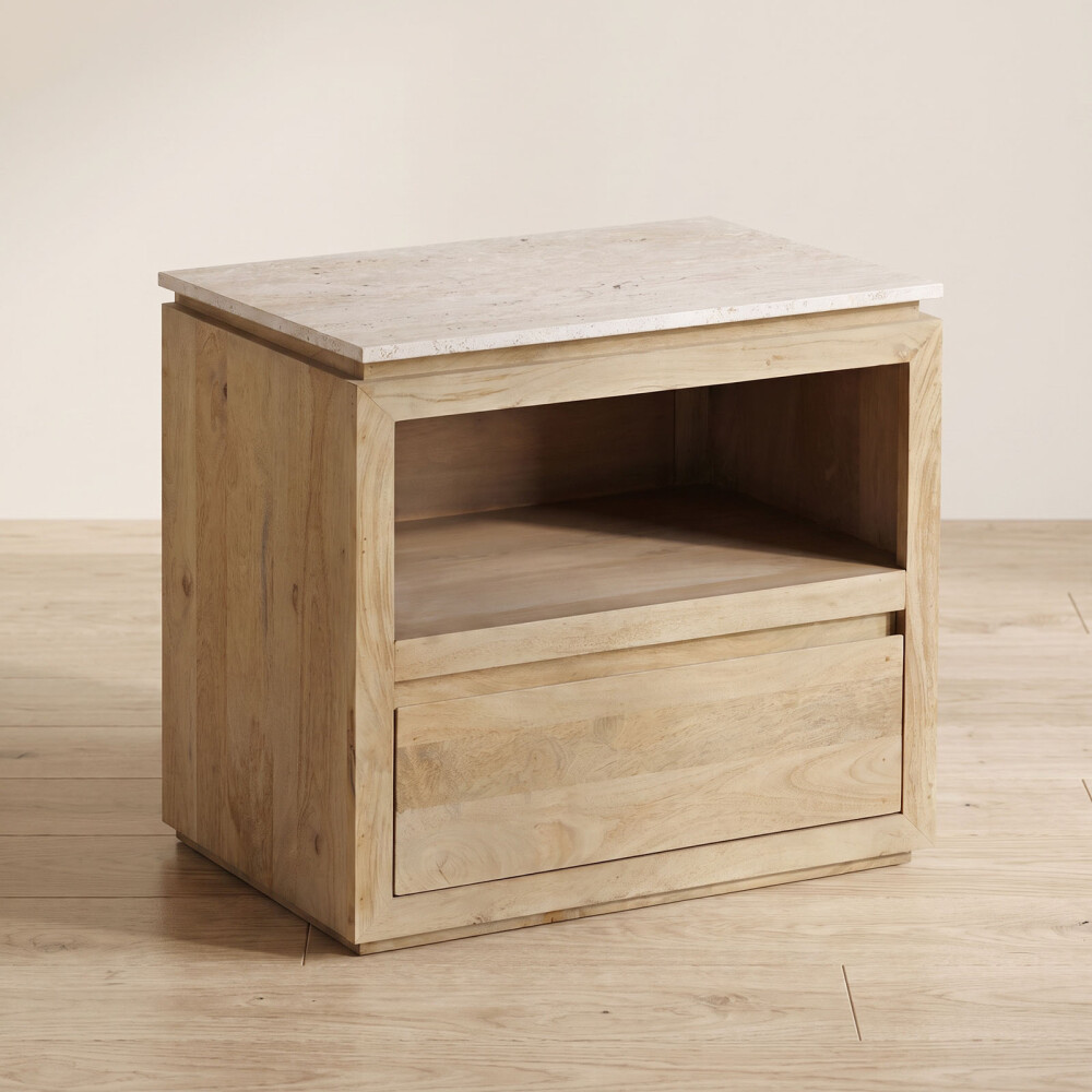 MESA DE LUZ MADERA-Y-MARMOL VENUS