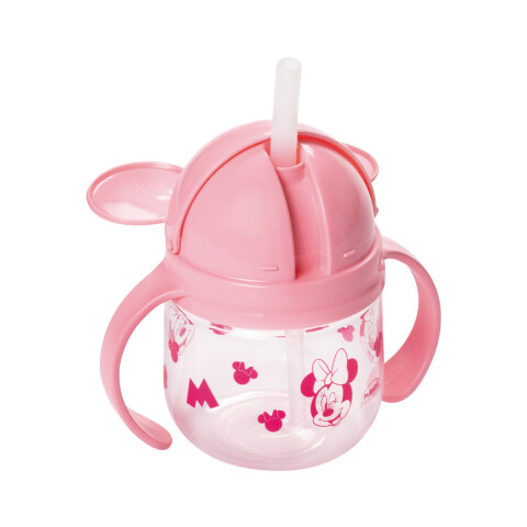 Vaso Entrenador Minnie con Pajita y Tapa 260 ml U