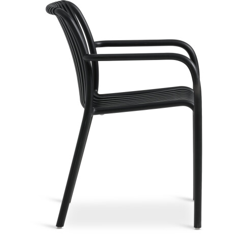 Silla Apilable Nabben Negro