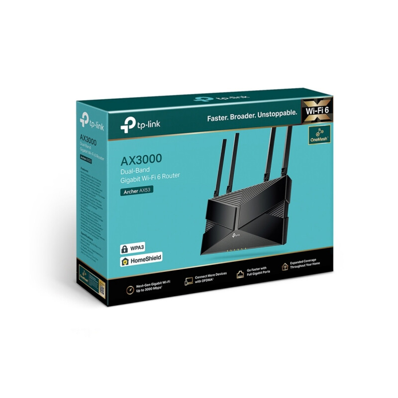Router TP-Link Archer Ax53 Ax3000 Dual Band Wifi 6 Router TP-Link Archer Ax53 Ax3000 Dual Band Wifi 6