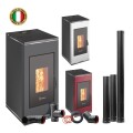 CALEFACTOR A PELLET 9 KW SOFIA - TERMOVANA + KIT DE CAÑOS DE PARED + ASPIRADORA DE REGALO - ORIGEN ITALIANO CALEFACTOR A PELLET 9 KW SOFIA - TERMOVANA + KIT DE CAÑOS DE PARED + ASPIRADORA DE REGALO - ORIGEN ITALIANO