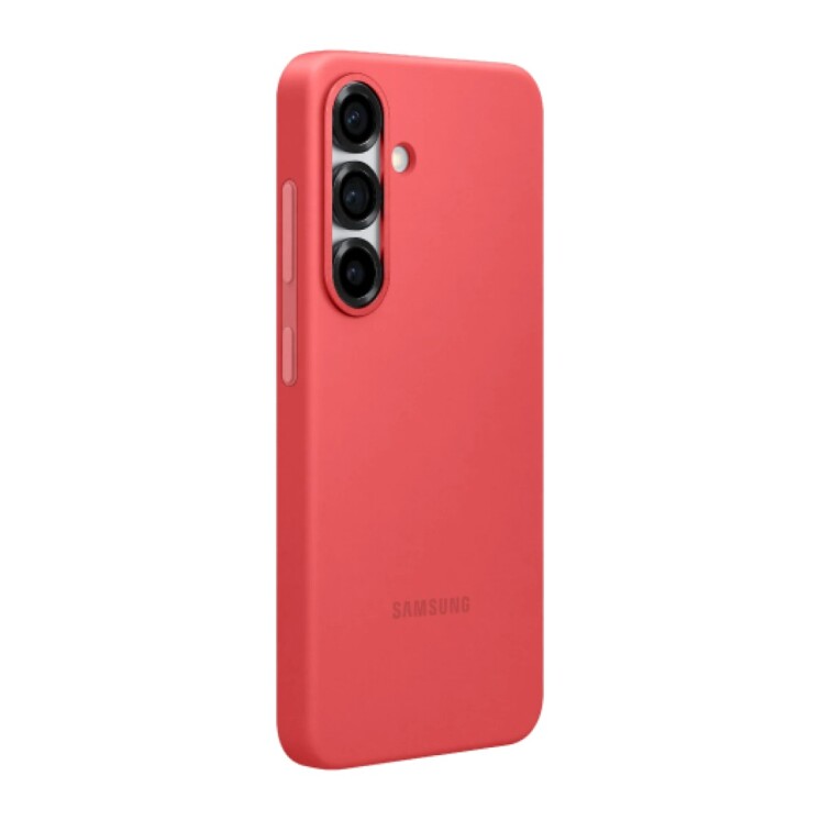 Funda Samsung Silicone Case para Galaxy S25 Red