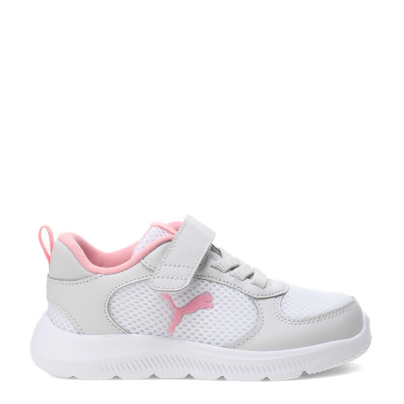 Championes de Niños Puma Fun Racer 2 Blanco - Gris - Rosa