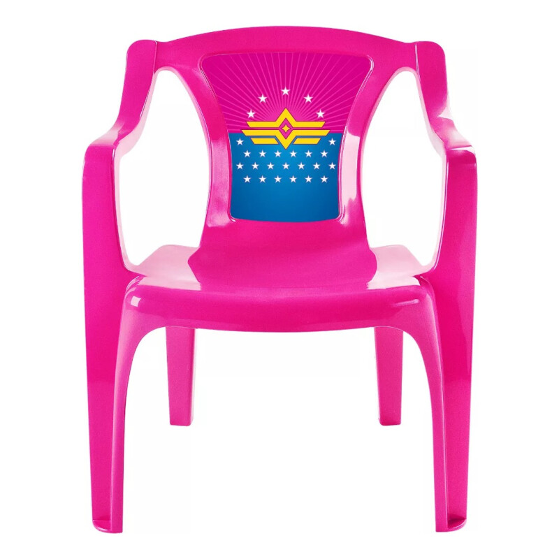 Juego De Mesa De Plastico + 4 Sillas De Niño - Infantil Rosa