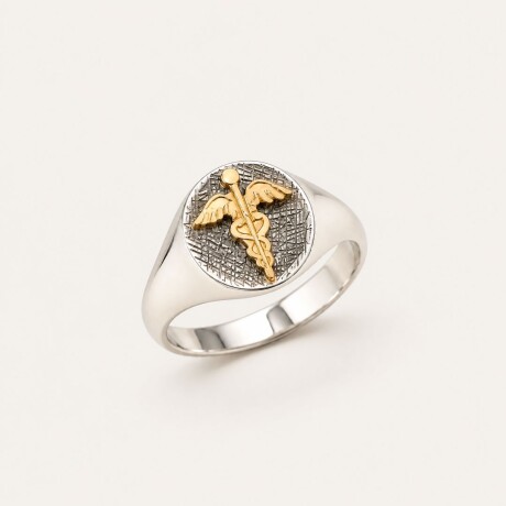 Anillo Medicina - Plata y Oro Anillo Medicina - Plata y Oro