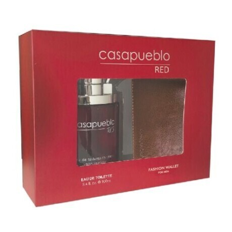 PACK CASA PUEBLO MEN RED EDT 100ml + BILLETERA PACK CASA PUEBLO MEN RED EDT 100ml + BILLETERA