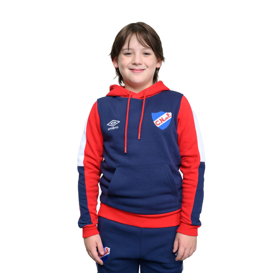 Canguro Infantil Umbro Urbano Nacional JRS Azul Marino - Rojo - Blanco