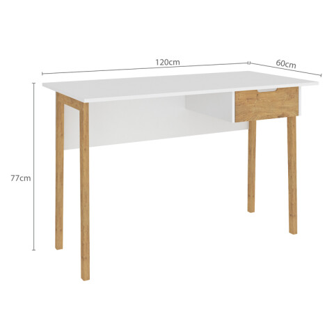 [OUTLET] Escritorio Armado 1 cajón Combinada con Patas en Madera - MDP - Linea Melilla [SOLO RETIRO EN EL LOCAL] [OUTLET] Escritorio Armado 1 cajón Combinada con Patas en Madera - MDP - Linea Melilla [SOLO RETIRO EN EL LOCAL]