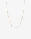 Collares Cortos Strass Collar Corto De Corazones Con Cubic Zirconia - Dorado