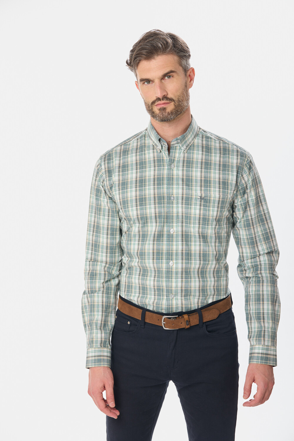 CAMISA CUADROS Verde