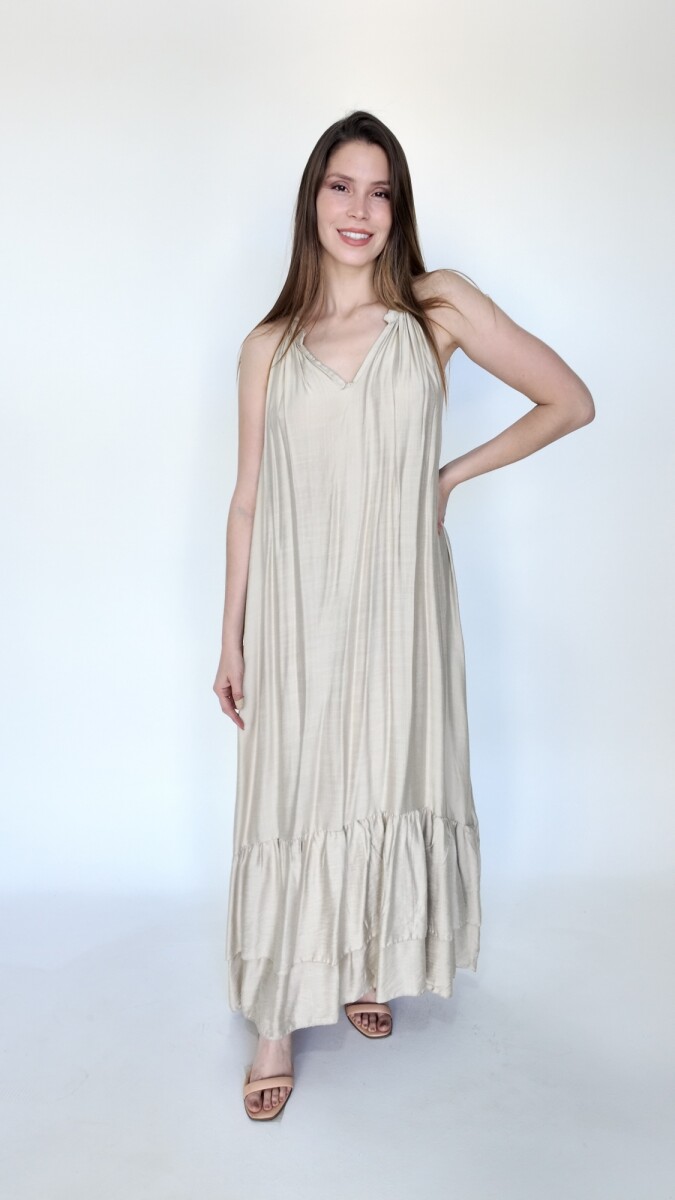 Vestido Mizu - Beige 