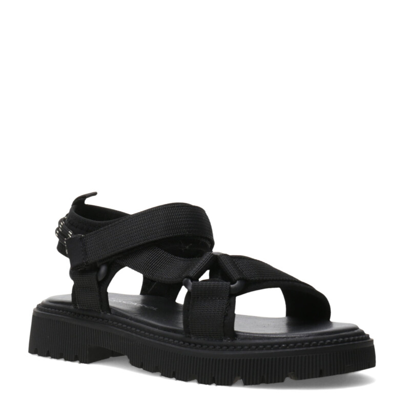 Sandalias de Niña MINI Miss Carol Califa de Tela Con Tiras Negro