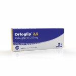 ORFOGLIP 2,5 MG X 30 COMP. REC única
