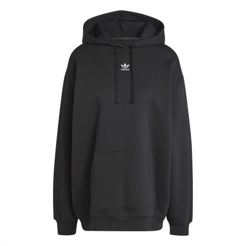 Abrigo Essentials Oversized Fleece de Mujer Negro