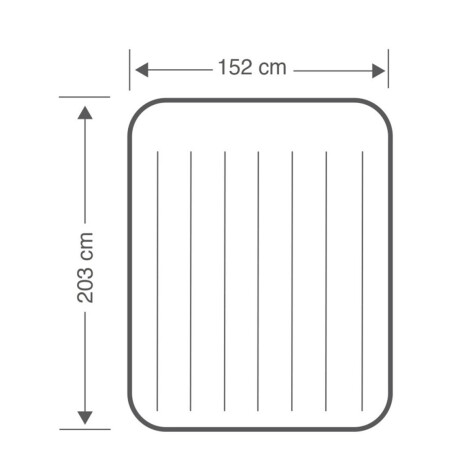 Colchón Intex Sommier 2 Plaza Queen Inflable Eléctrico Inx064124