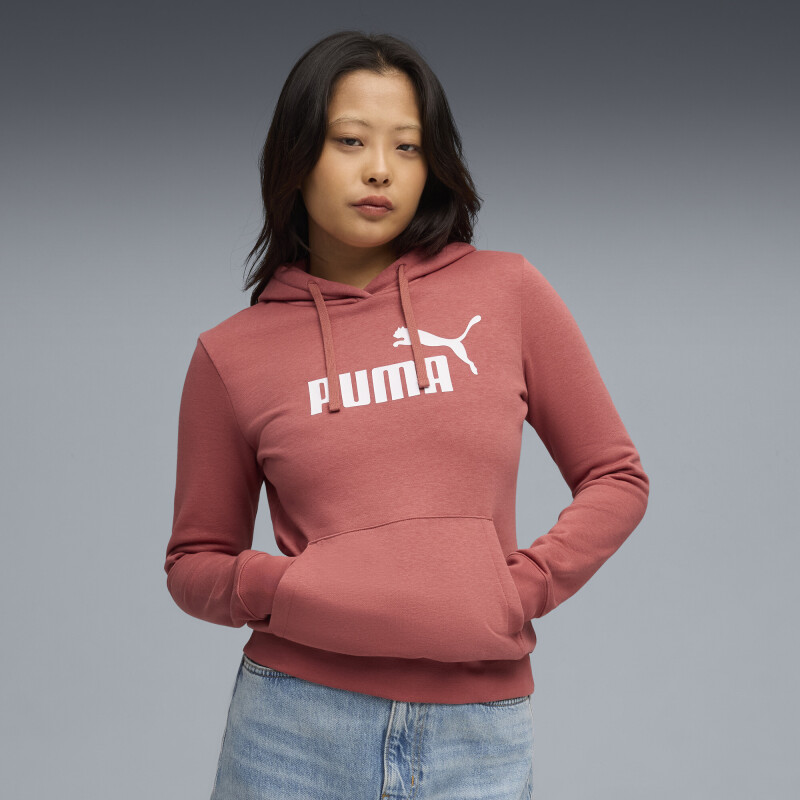 Hoodie PUMA ESS Nº1 Logo FL Mujer 682389 60 Terracota